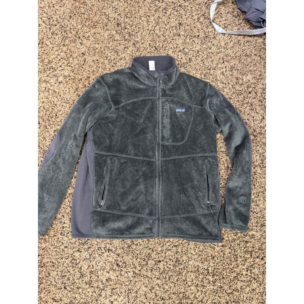 Patagonia R2 Jacket Narwhal Grey Full Zip Fleece Polartec Men's XL